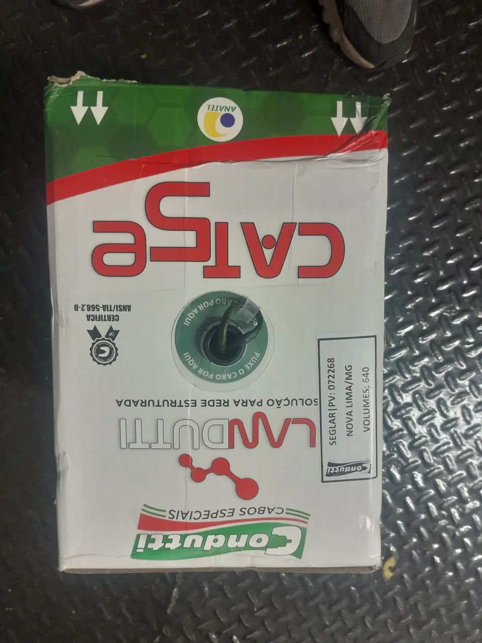 3 caixas de cabo de rede zero - Foto 3