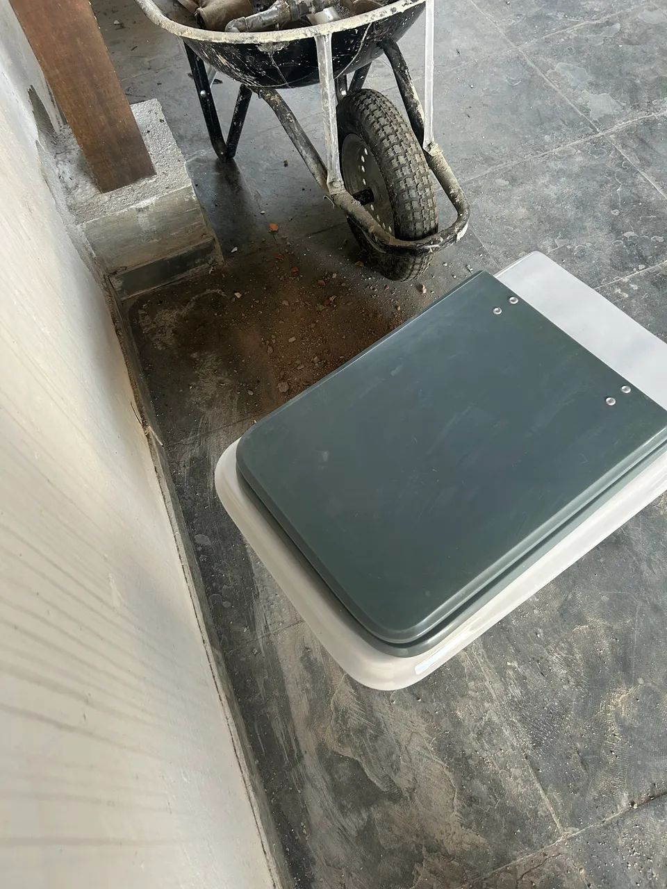 Vaso sanitário Incepa Square antigo fora de linha cinza  - Foto 4
