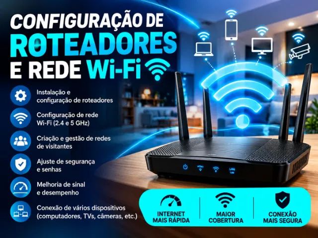 Configuração de Roteadores e Wi-Fi