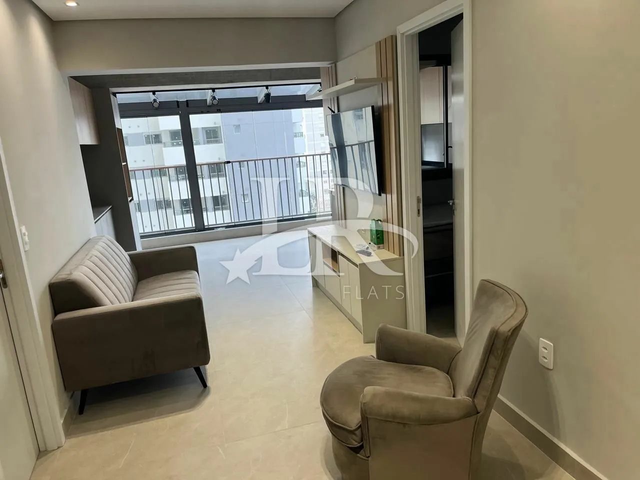 LR Flats apartamentos e studio - Apartamento 2 quartos mobiliado em Santo Amaro - Foto 3