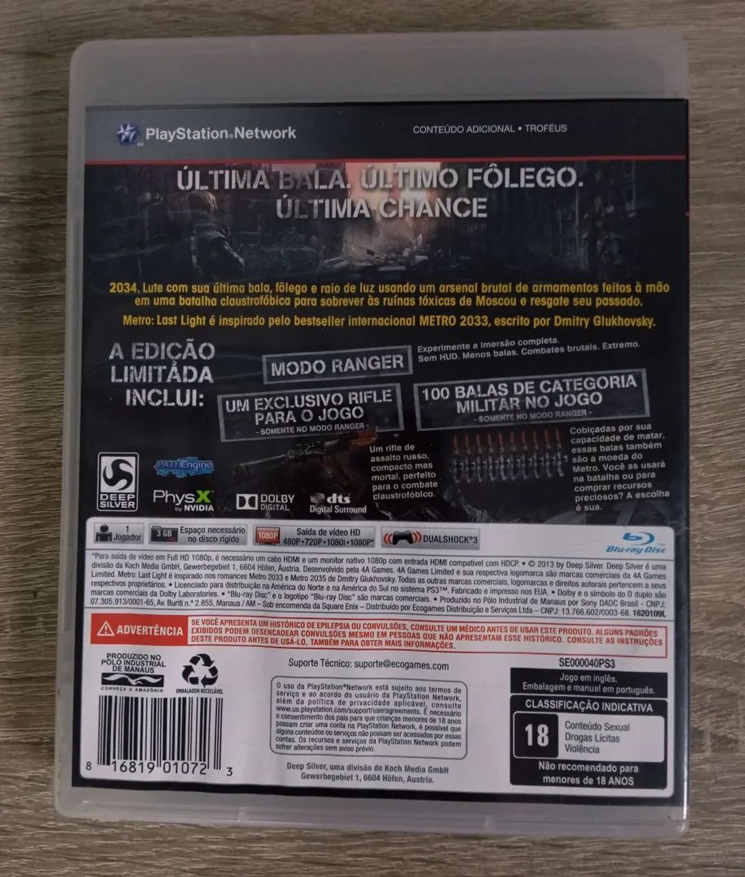 Metro last light - PS3 - Foto 3