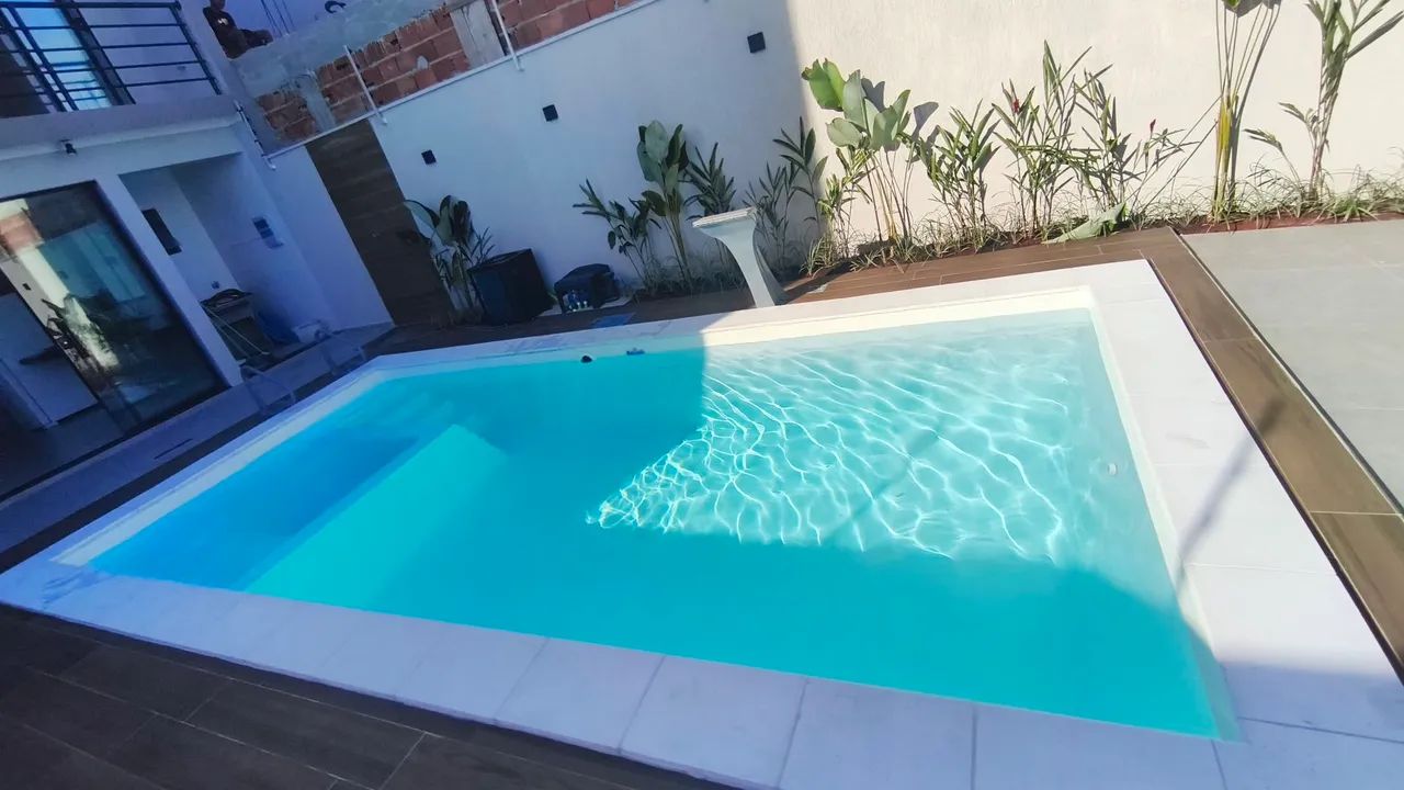 Espaço com piscina aquecida e com SPA  - Foto 2