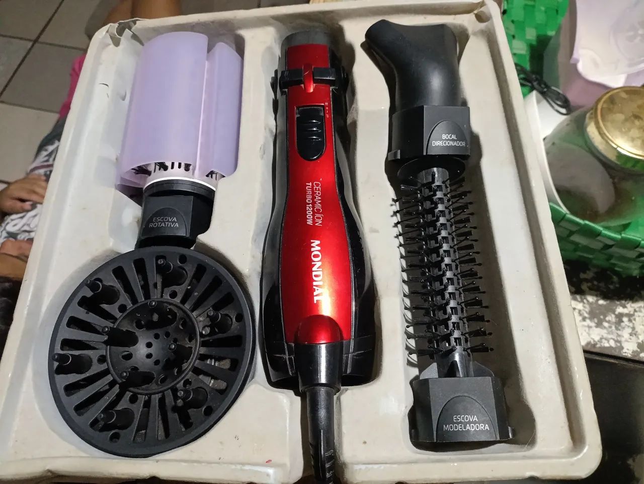 Escova rotativa e mini cabine de ulha em gel - Foto 3