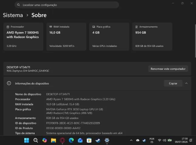 Notebook Gamer ASUS ROG Zephyrus G14 - Foto 2