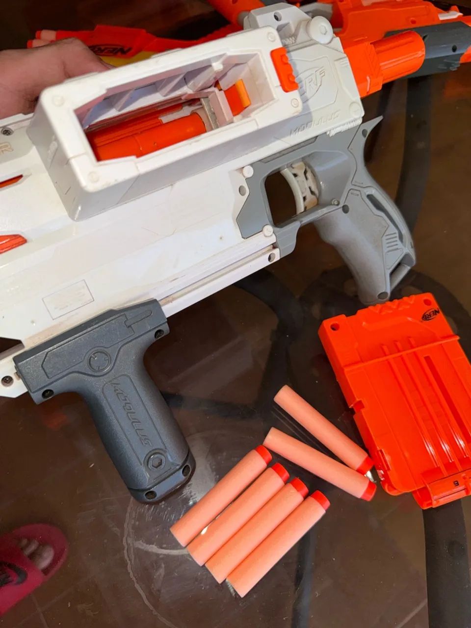 Nerf Modulus Mediator com carregador e 6 dardos  - Foto 3