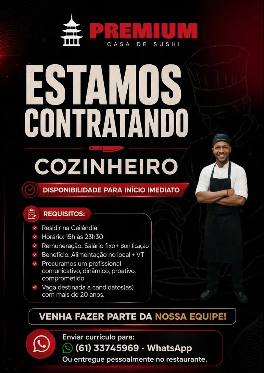 Vaga para restaurante japonês  - Foto 2
