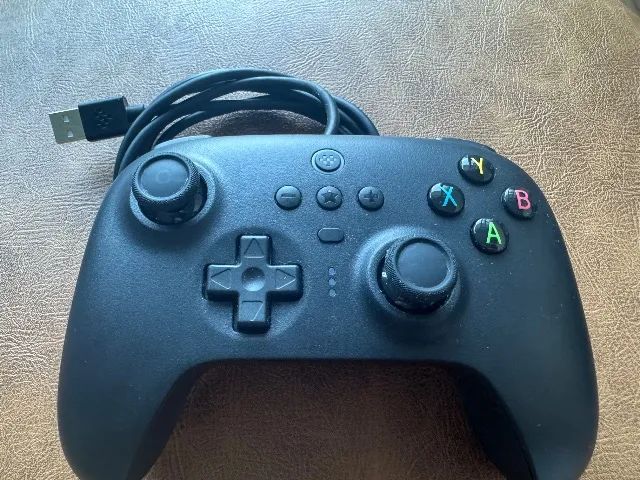 Controle 8bitdo Ultimate Wired Preto USB - Foto 3