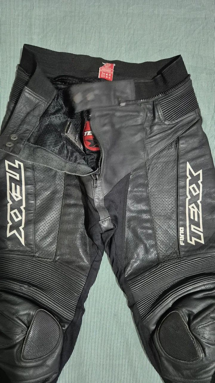 Calça De Couro Moto - Foto 2