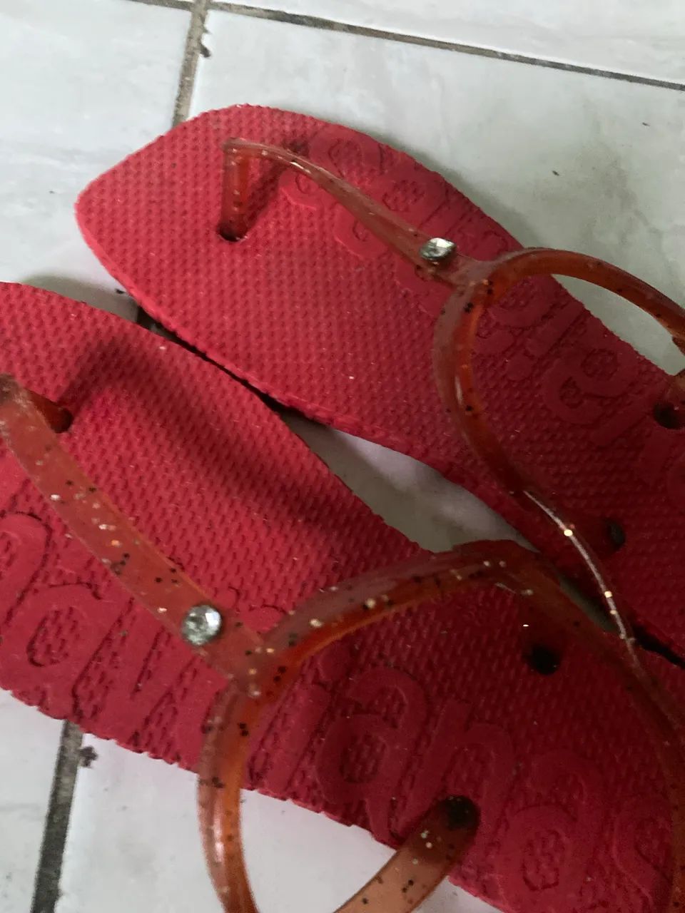 Sandália vermelha havaianas - Foto 3