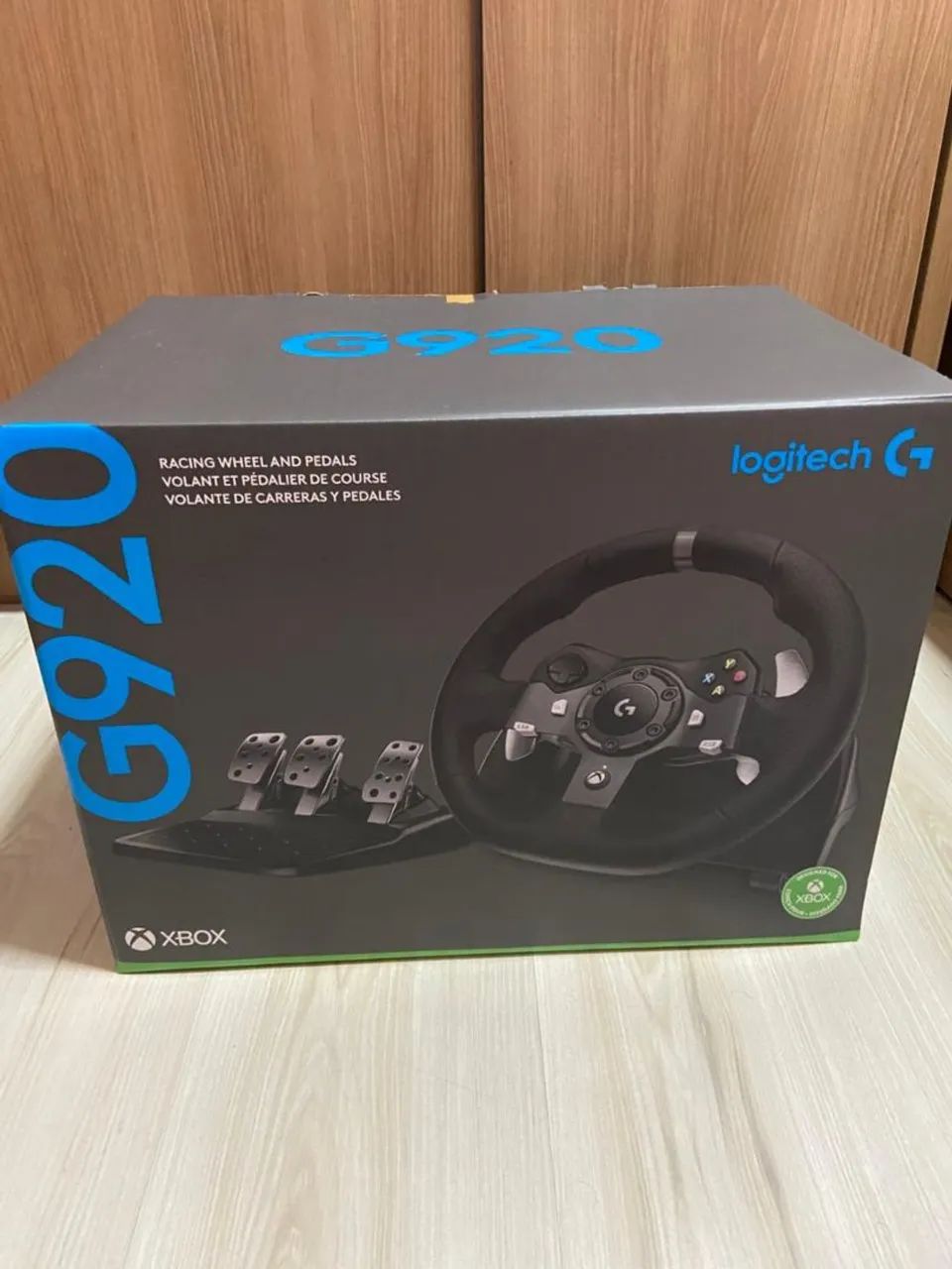 KIT VOLANTE G920 LOGITECH (XBOX/PC) + CÂMBIO + SUPORTE 