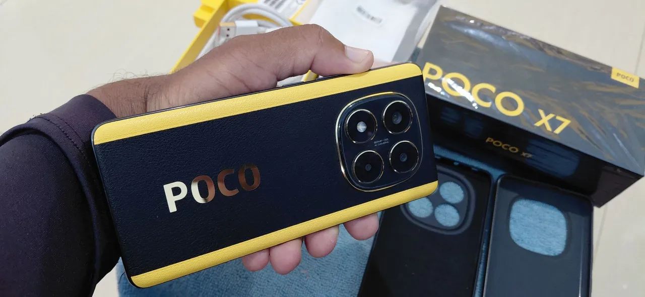 Poco X7 Dourado - Foto 4