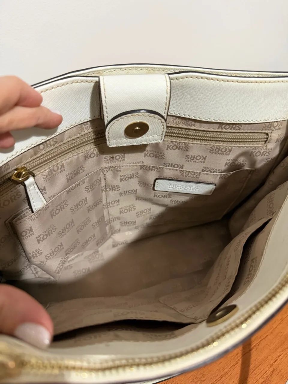 Bolsa branca Michael Kors original - Foto 4
