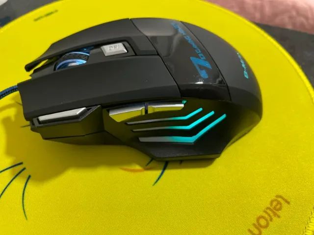 Mouse Gamer B-MAX com Iluminação RGB - Ajuste de DPI - Foto 5