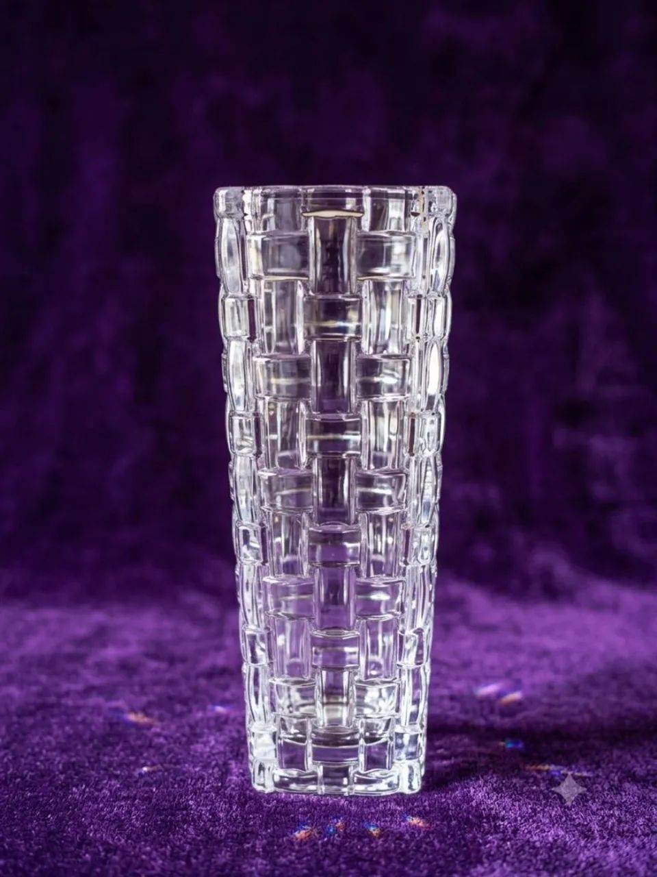Vaso  de cristal quadrado  - Foto 2