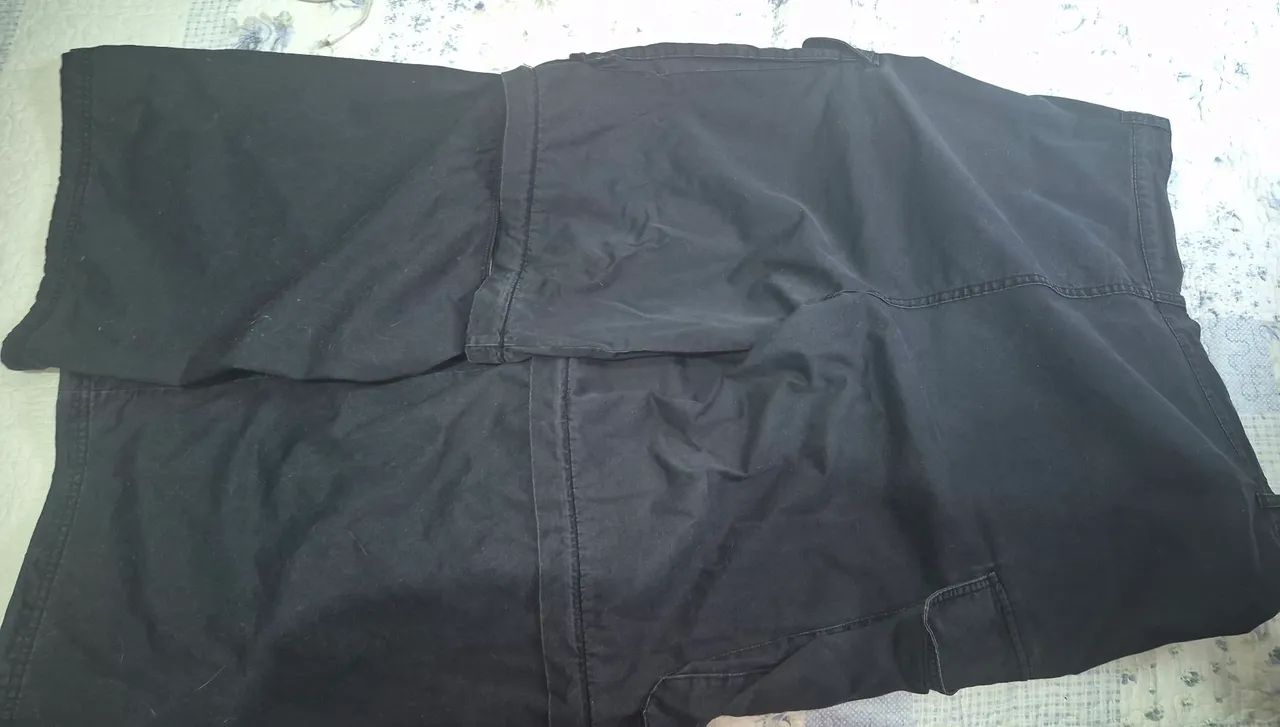 CALÇA MEGA BAGGY 46 VIRA SHORT! - Foto 2
