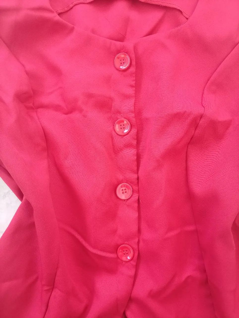 Colete Feminino Vermelho TAM.M - Foto 5