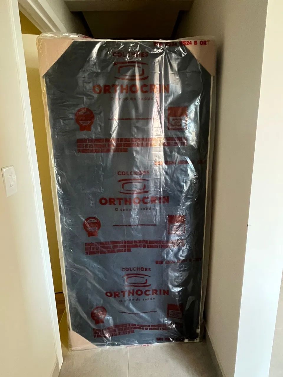 Vendo Colchão de solteiro D33 + cama box ZERO!!! Lacrado! - Foto 4