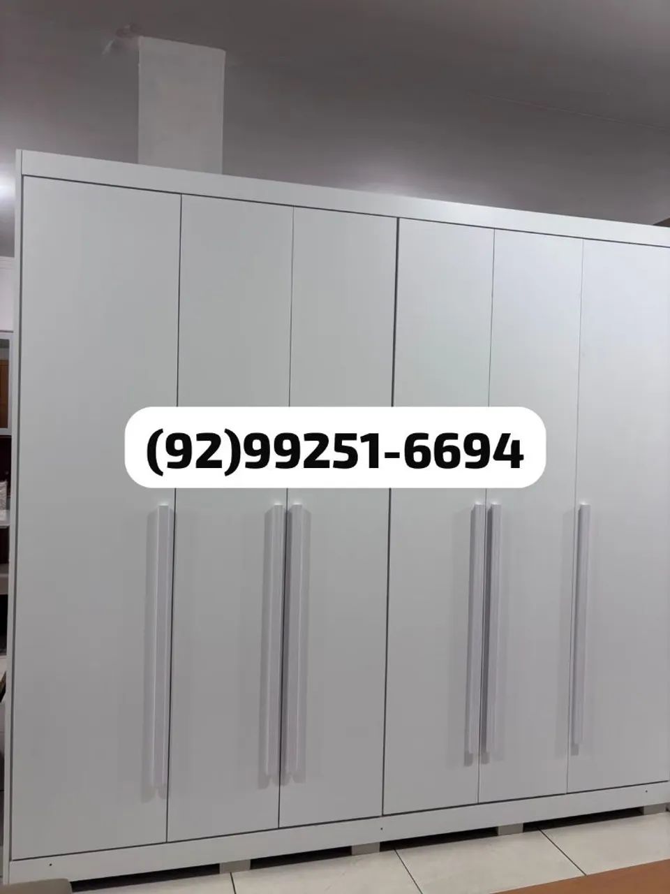 guarda roupa casal 6 portas em mdf