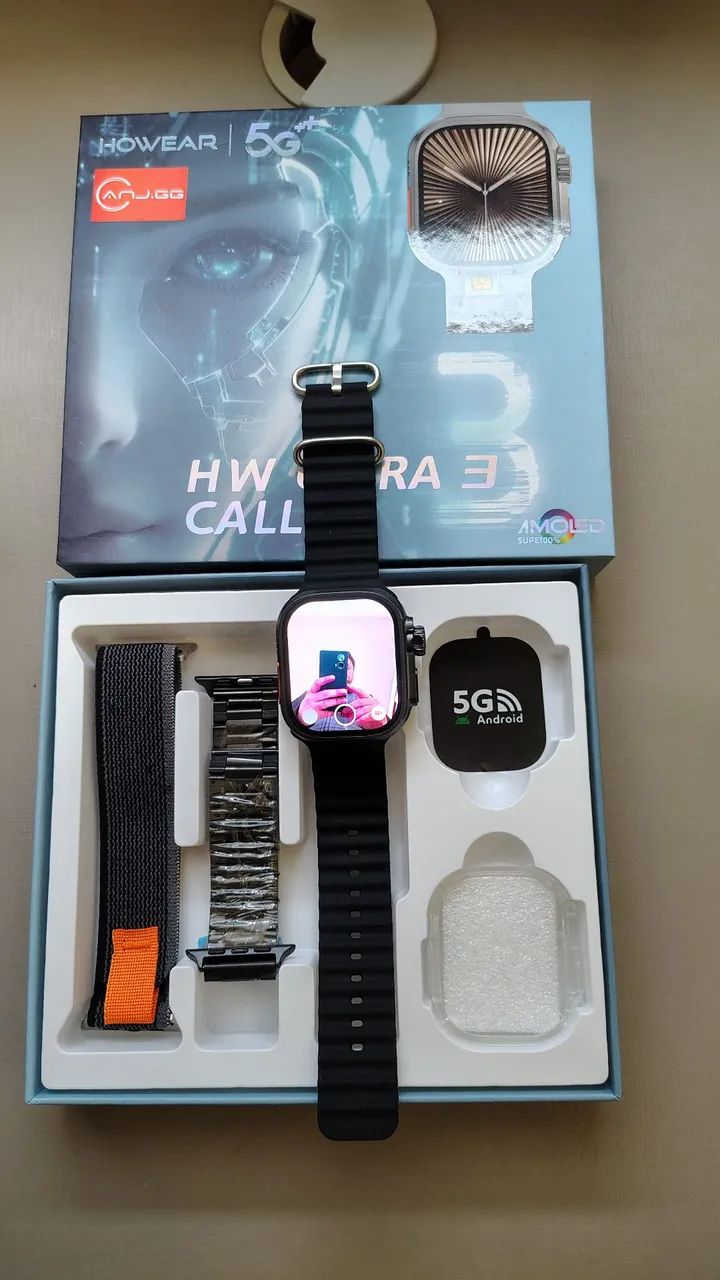 Smartwatch 5G Chip Câmera Wifi whatsapp  - Foto 2
