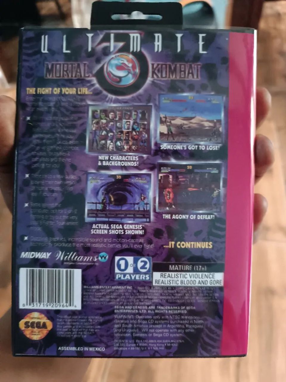 Mortal Kombat 3 Ultimate C/box e manual Repro - Foto 4