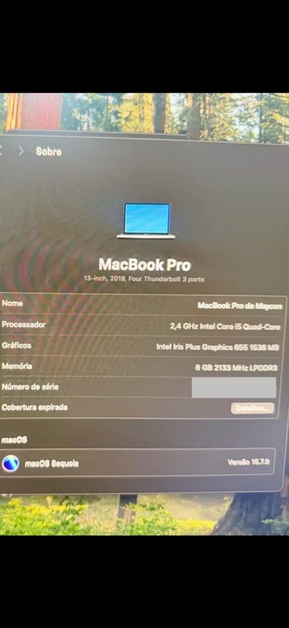 MacBook Pro 2019 - Intel Core i5 Quad Core - Foto 5
