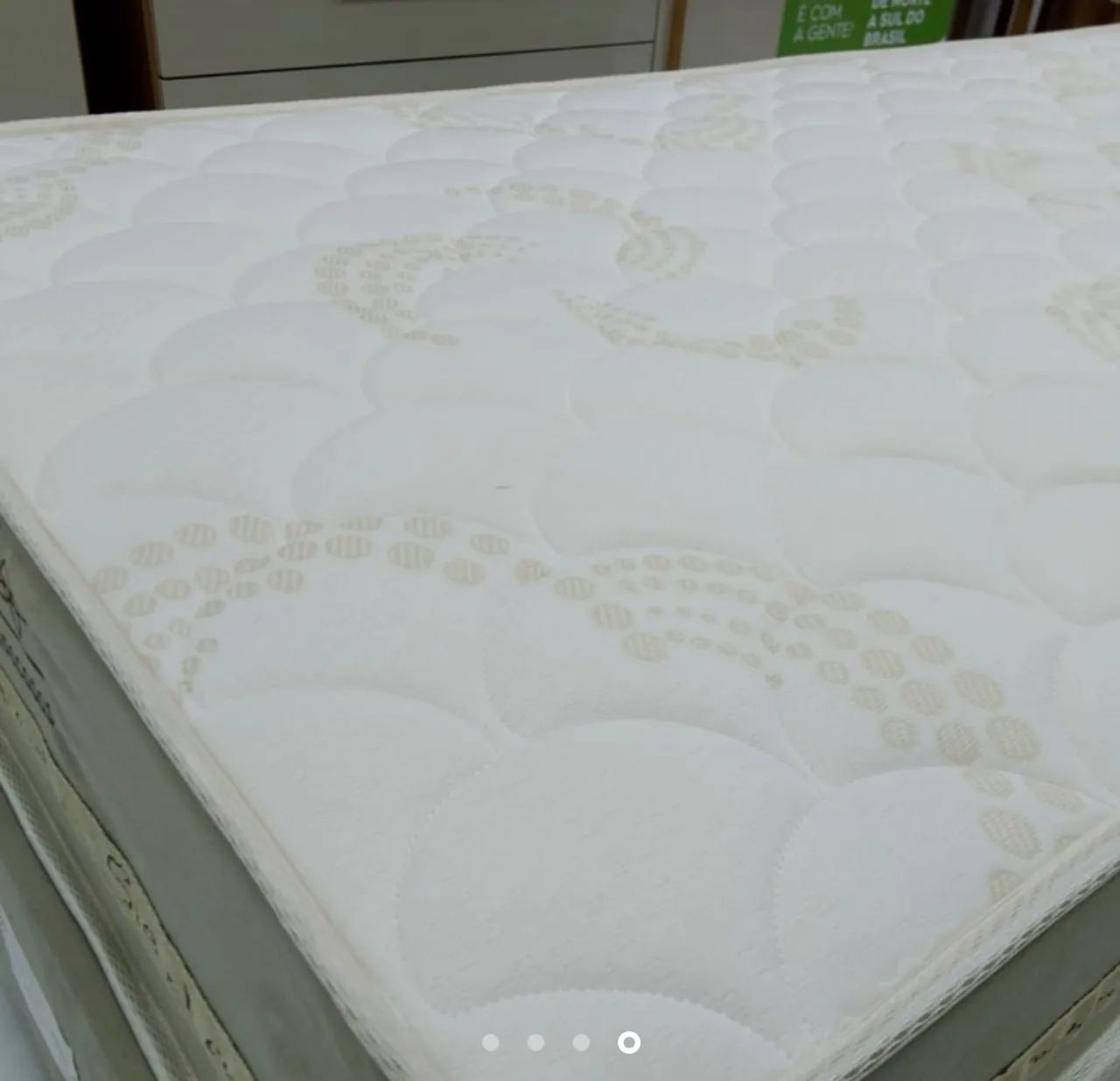 Cama box de solteiro base+colchão molas ensacadas disponível  - Foto 3