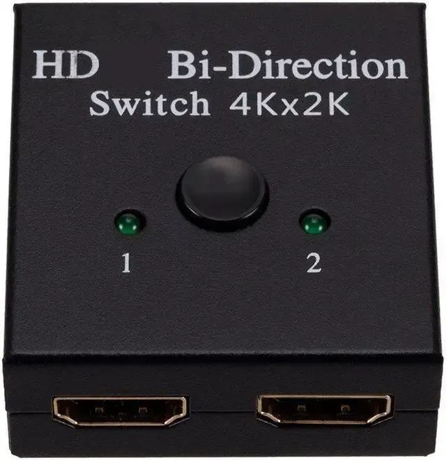 Switch HDMI 2x1 Manual Bidirecional 4Kx2K  - Foto 2