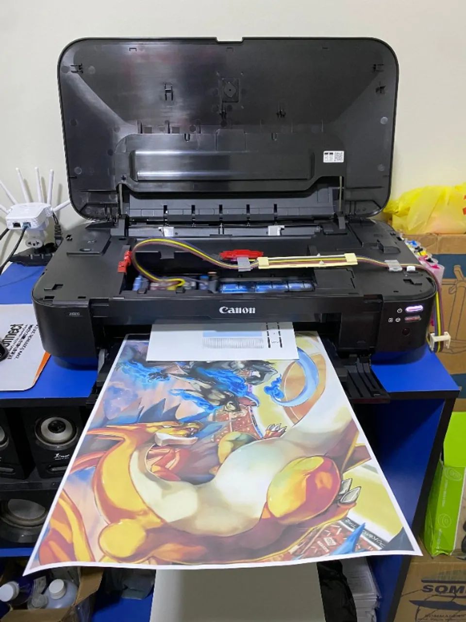 Impressora A3 Canon Ix6810 com Bulk de Tinta Pigmentada