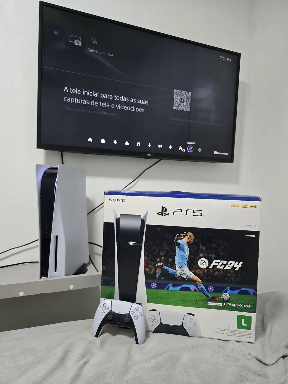 PlayStation 5 Com leitor de disco + 1 controle (NÃO TROCO/N ABAIXO PREÇO)