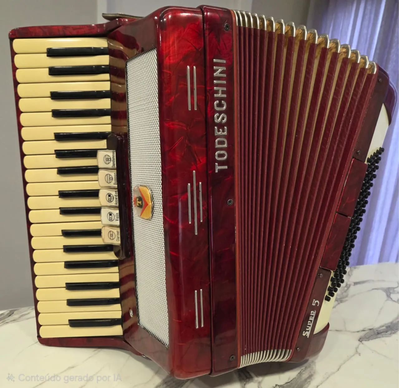 Acordeon Todeschini Super 5