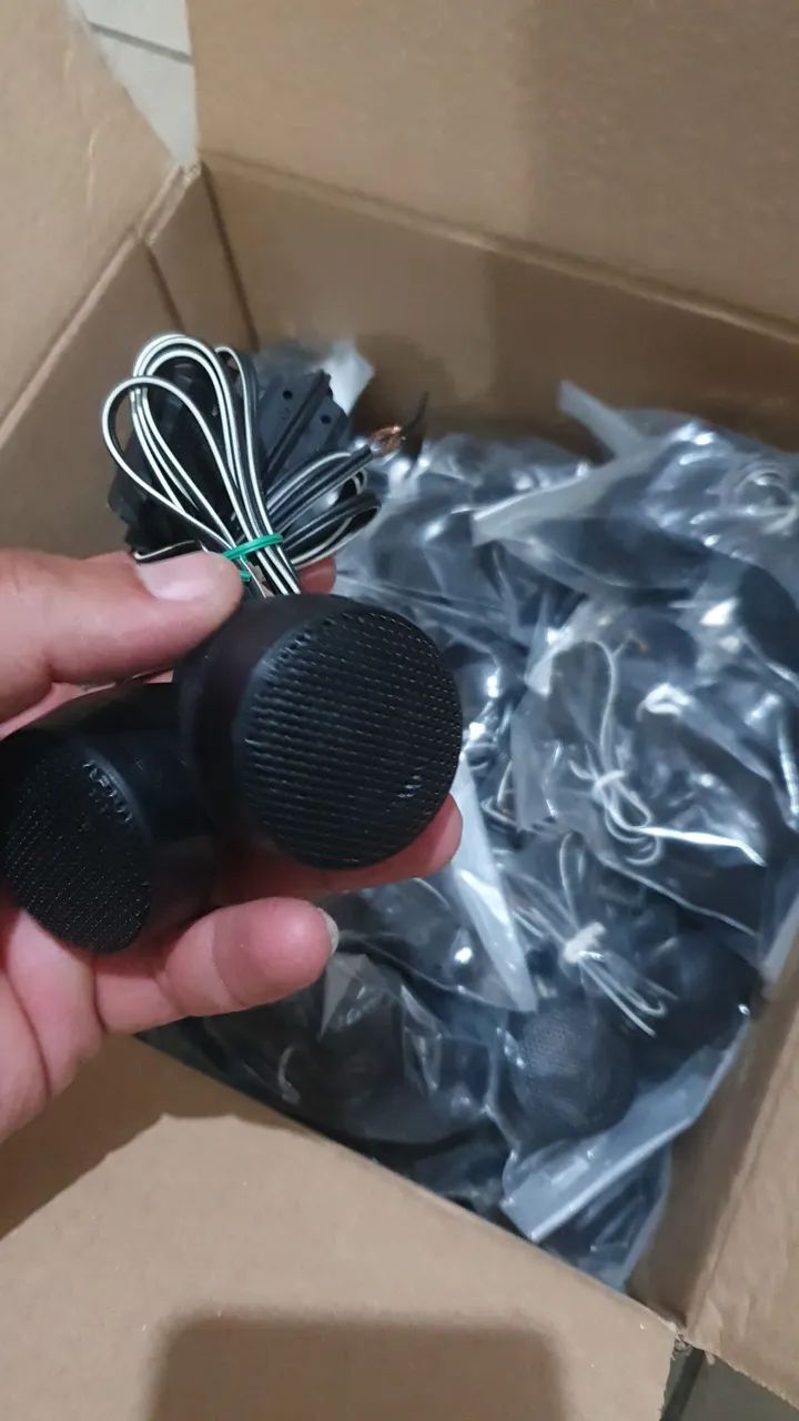 Par de Tweeter Allegro Nar Audio 13twa 30w RMS 4 Ohms 13 mm, produto novo, lacrado !!!