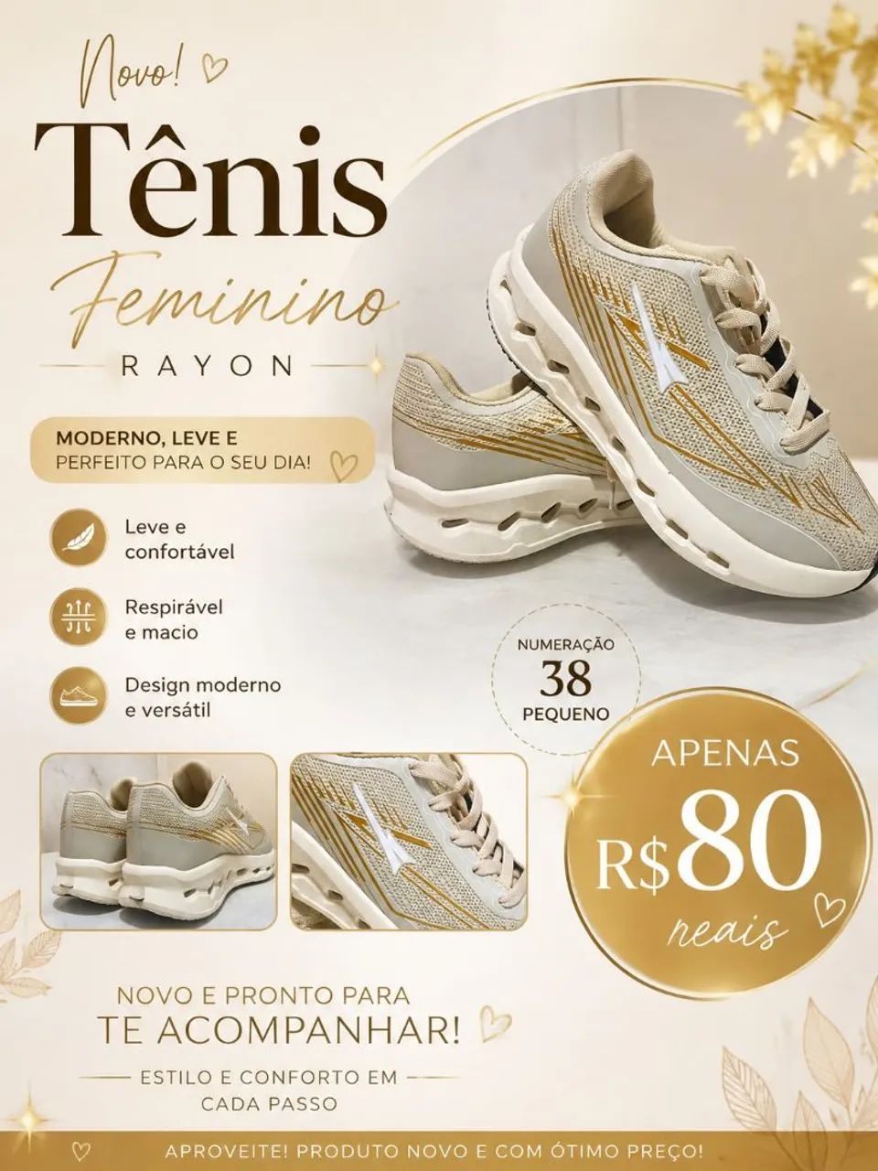 Tênis feminino N38