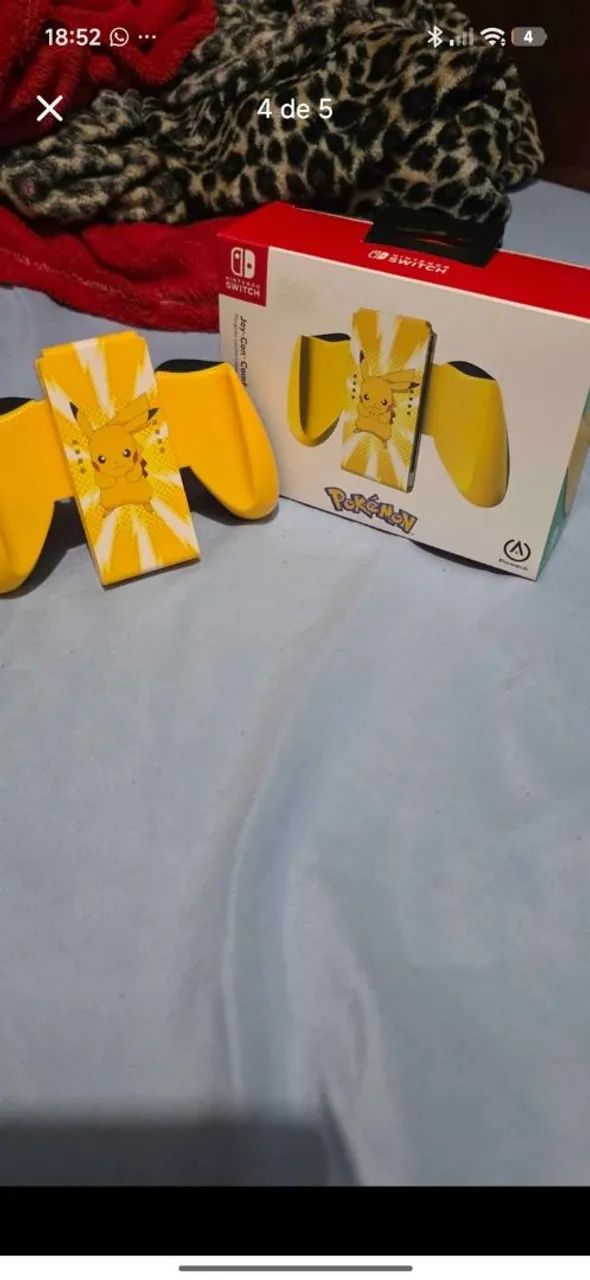 JOYCON NINTENDO SWITCH HALL EFFECT+ GRIP PIKACHU POWER A - Foto 2