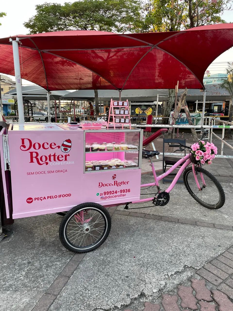 Bike food móvel/ carrinho de doces 