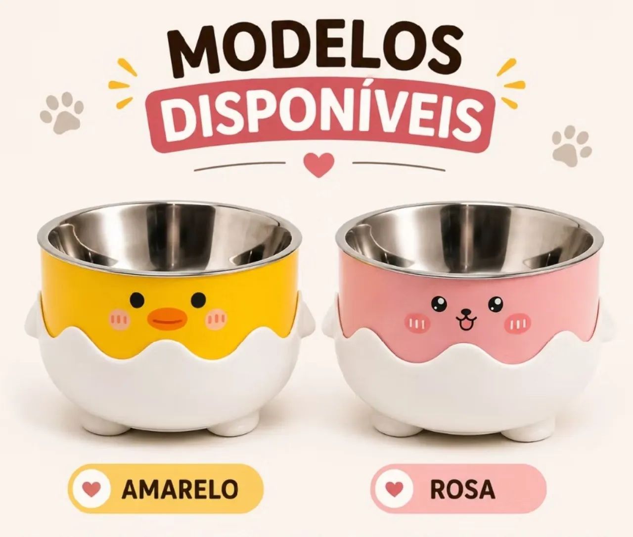 Comedouro para cachorro e gato - lindo e confortável  - Foto 5