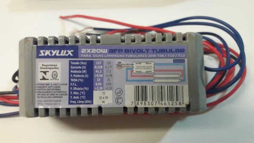 2 Reatores (Eletromar) e (Skylux)65204108203777123