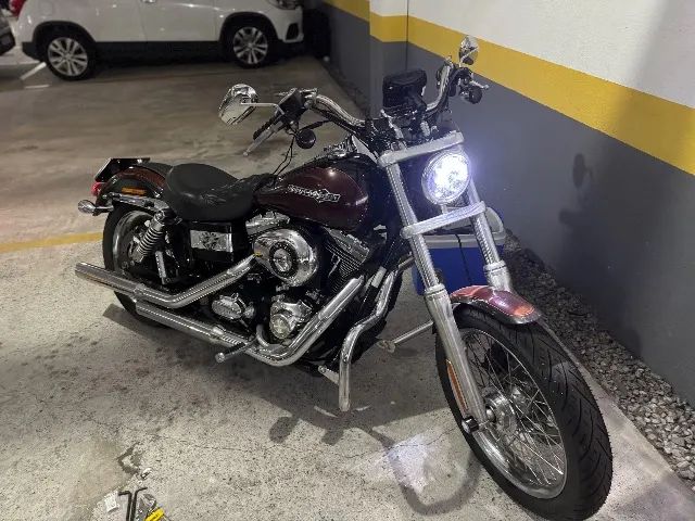 Harley Dyna Super Glide Custom 1600cc marrom - Foto 4