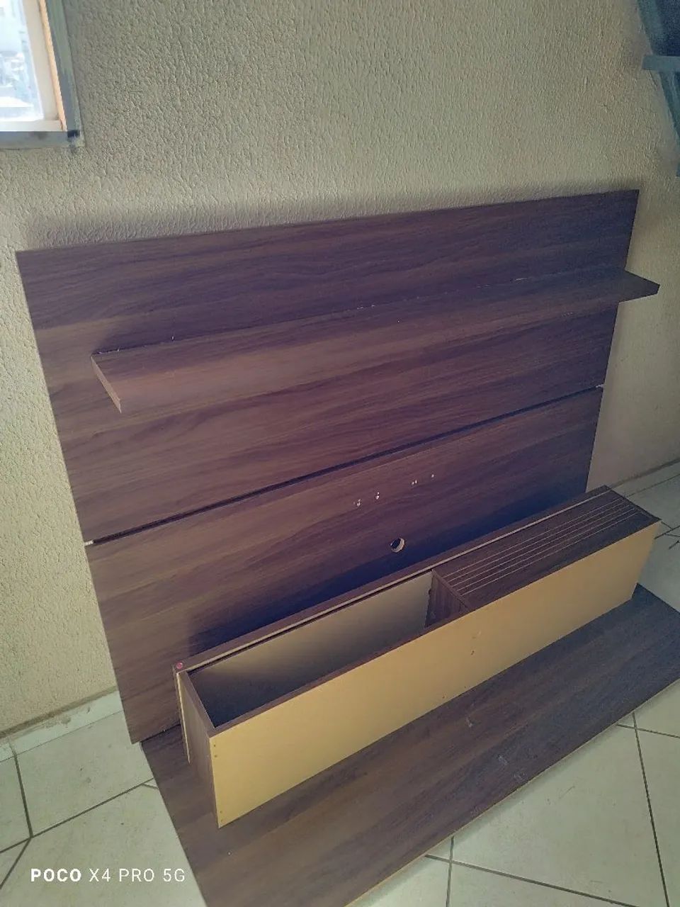 Vendo painel de tv com rack suspenso  - Foto 2