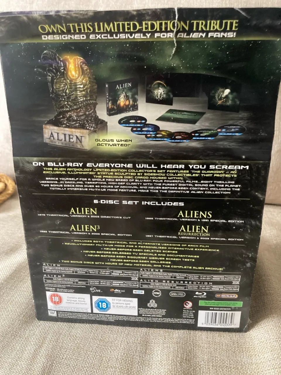 Alien Anthology Blu Ray Sideshow collectibles - Foto 2