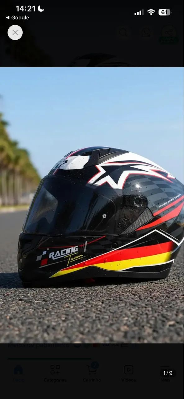 Capacete rach tech  - Foto 2