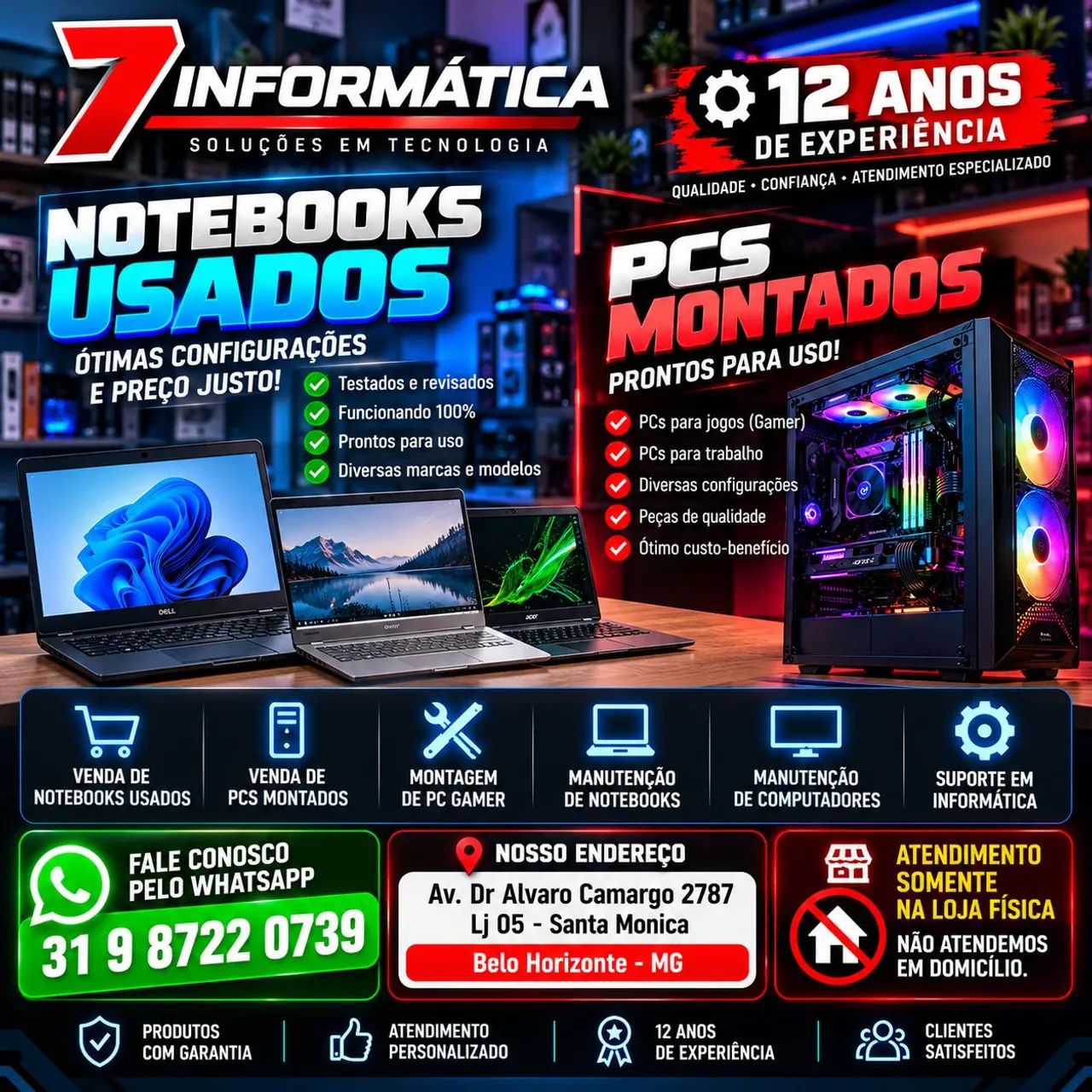 Montagem e manutenção de pcs e notebooks. - Foto 4