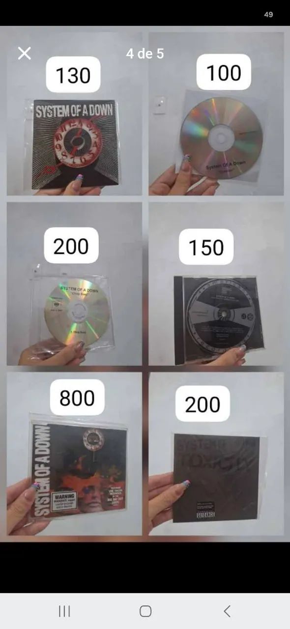 Cds originais e raros System of a down importados SOAD - Foto 4