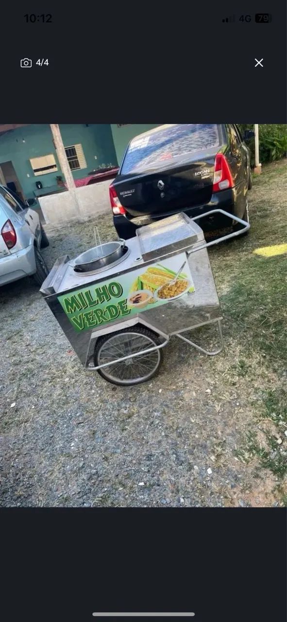 Carrinho de cachorro quente ou milho verde  - Foto 3