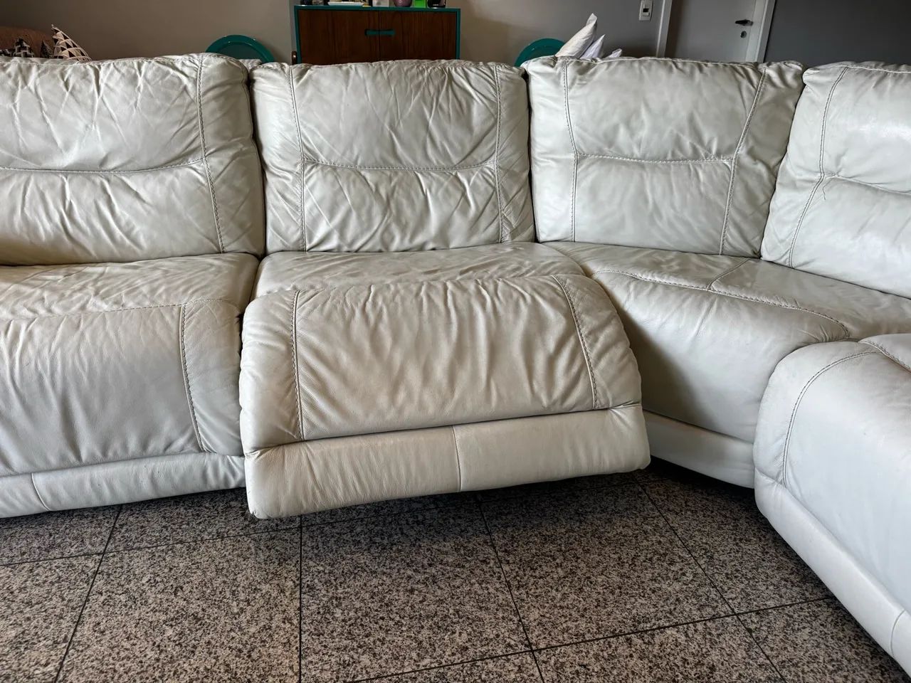 Sofá de Canto Modular em Couro Legítimo - Super Confortável (Com Ajuste Elétrico) - Foto 3