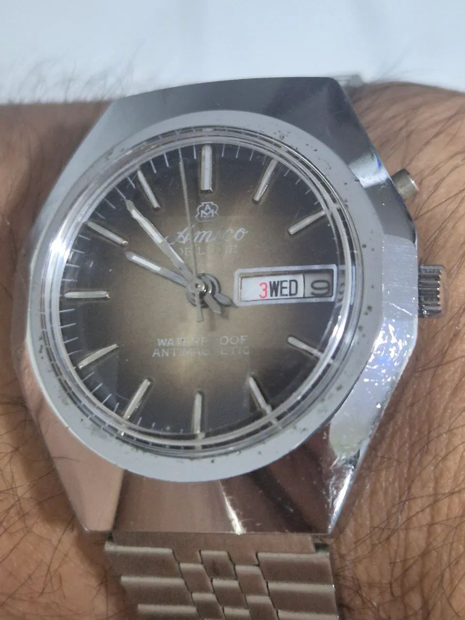 Relógio AMICO LUXE  MECÂNICO   -  REVISADO - Foto 3