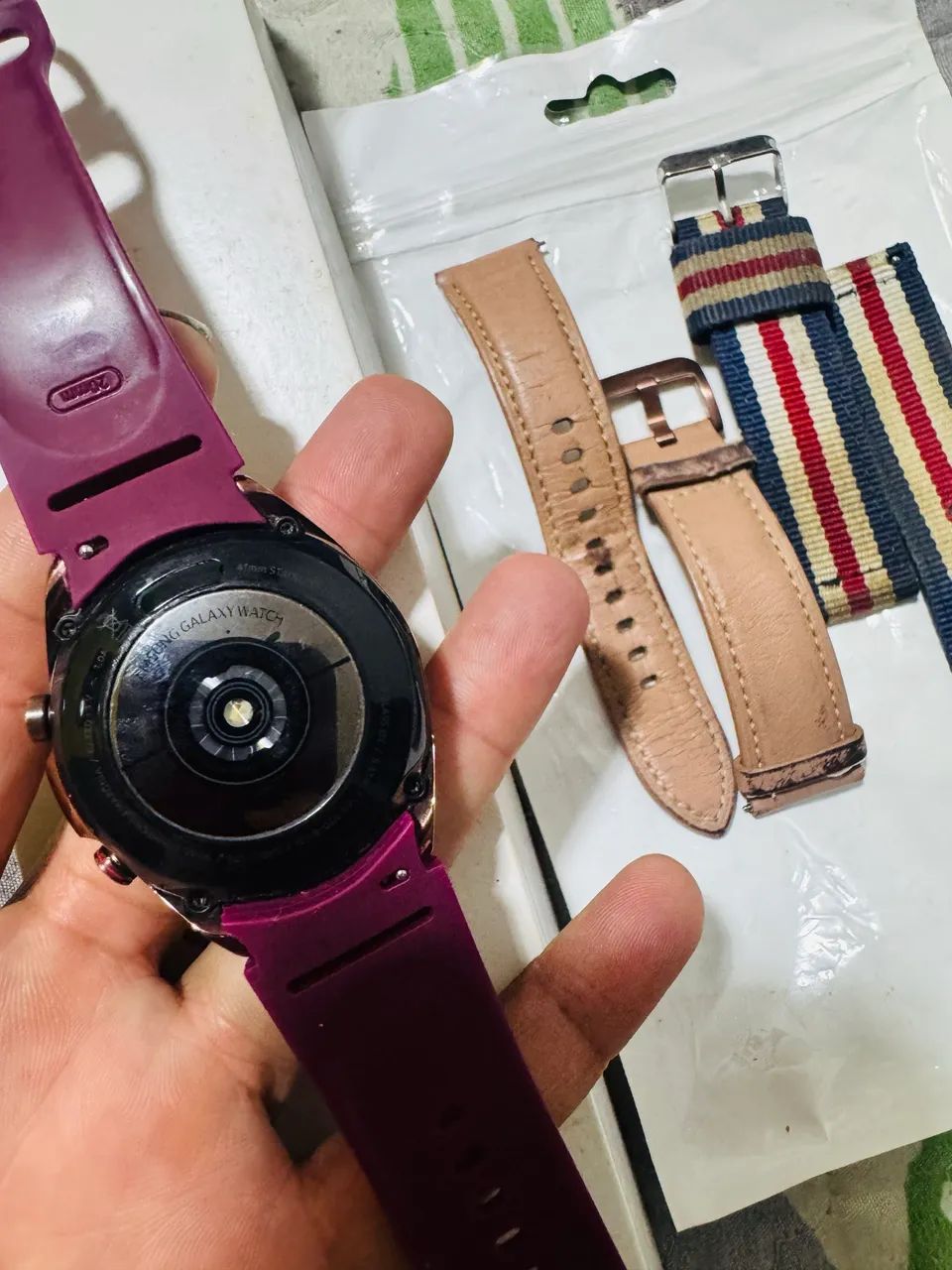 Relógio Samsung Smart Whatch 3 Bronze 41mm LTE - Foto 2