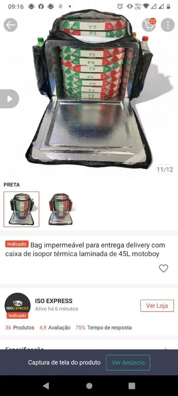 Mochila impermeável  - Foto 5