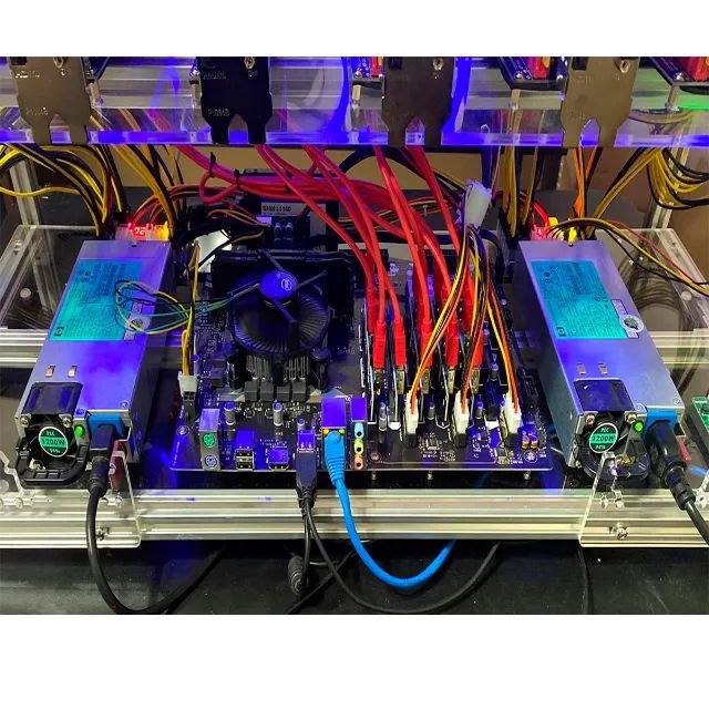 Placa-mãe B250 Mineração Criptomoedas B250 Btc 1151 Completa - Foto 2