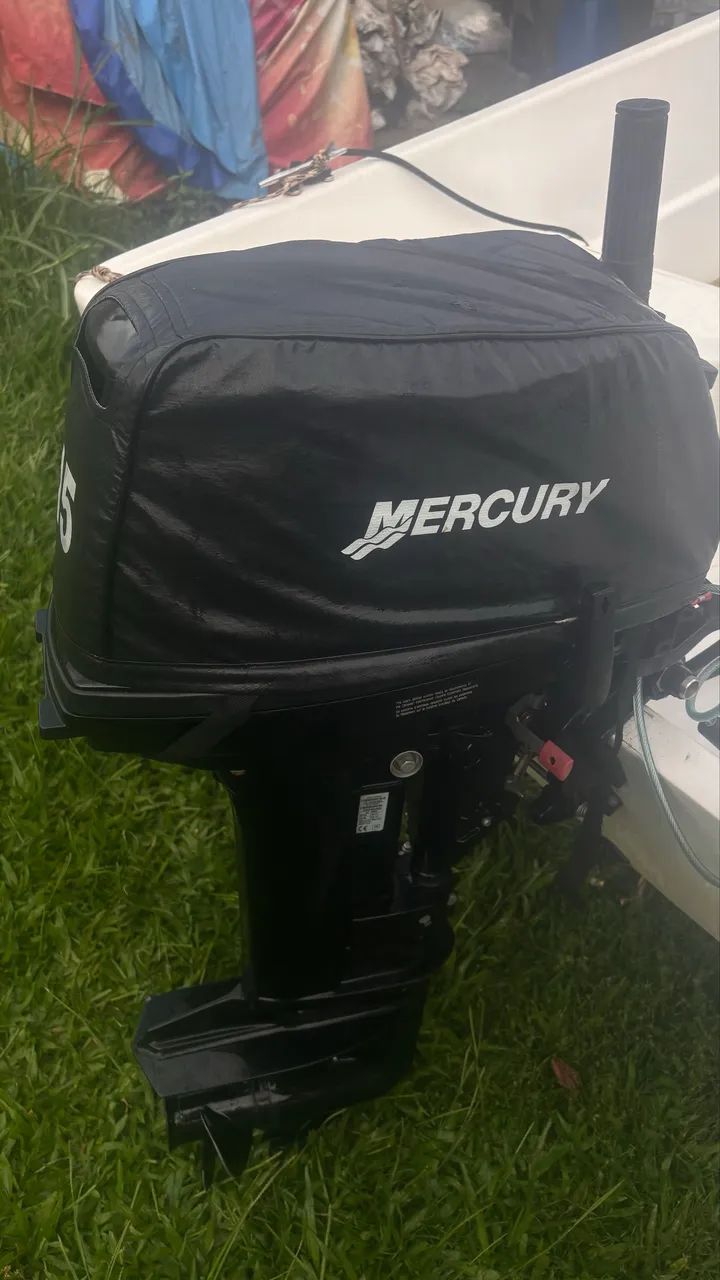 Motor Mercury 15hp super  - Foto 3