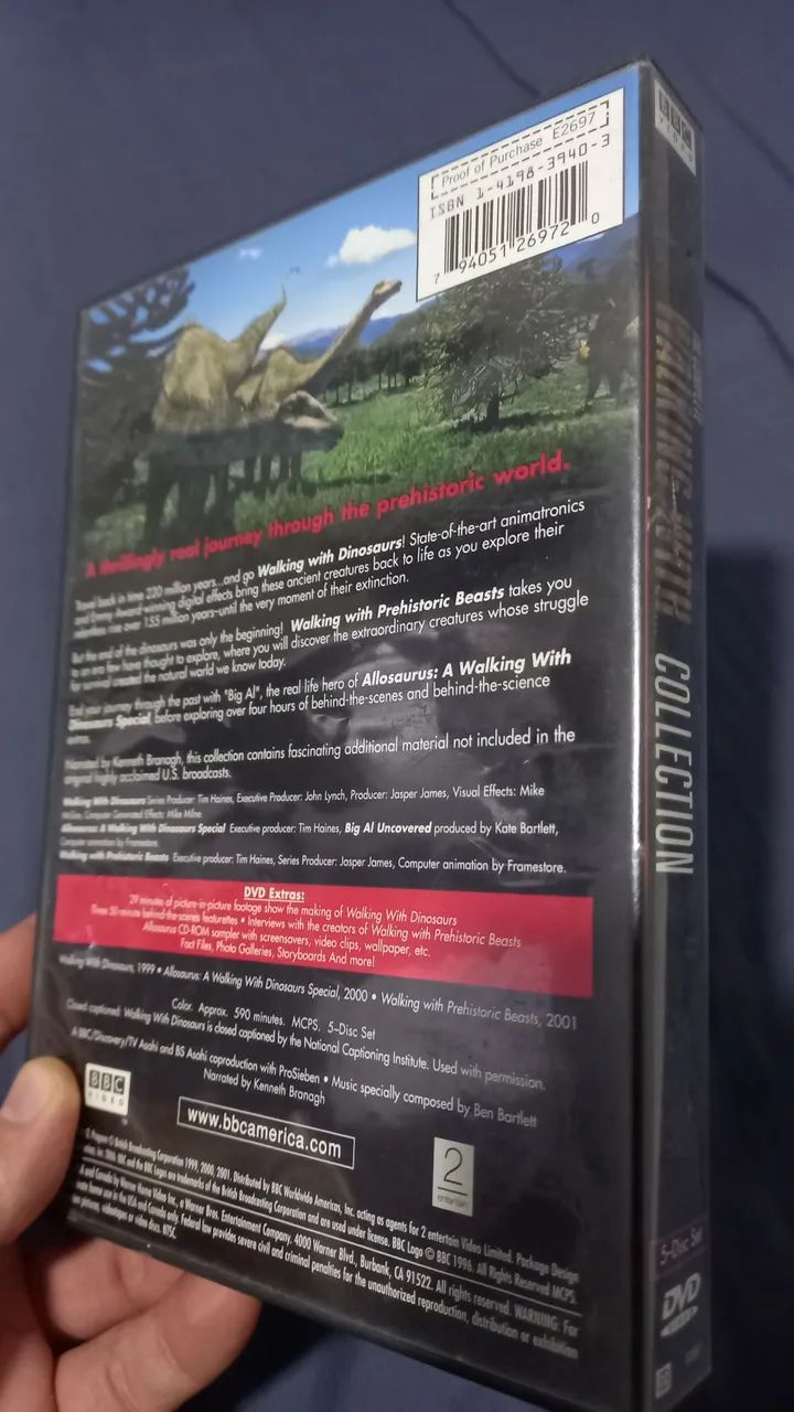 DVD box caminhando com dinossauros e as bestas completa  - Foto 3